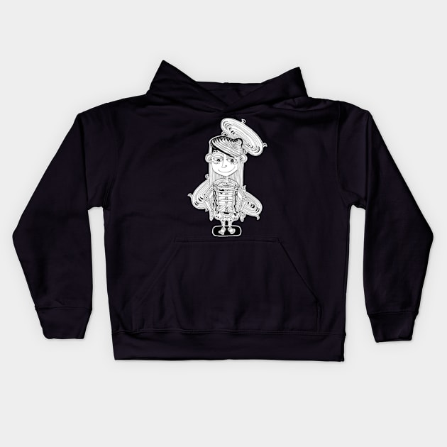 Pseudo angel Kids Hoodie by yeknomster